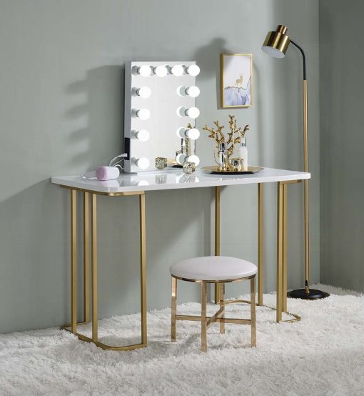 Acme Asa White Accent Mirror - Image 6
