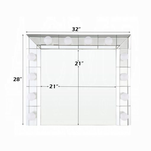 Acme Dominic Mirrored Wall Accent Mirror - Image 4