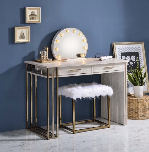 Acme Alma White Accent Mirror - Image 6