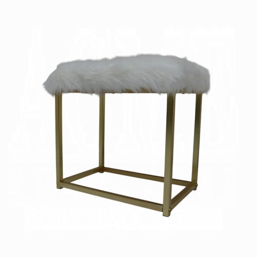 Acme Adao Vanity Mirror & Stool - Image 3