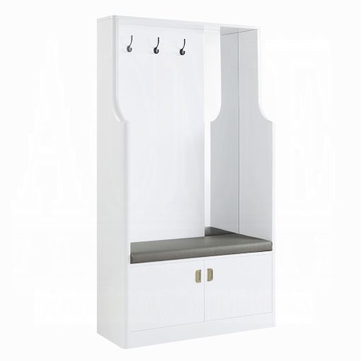 Acme Buck II White High Gloss Hall Tree - Image 2