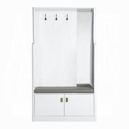 Acme Buck II White High Gloss Hall Tree - Image 3