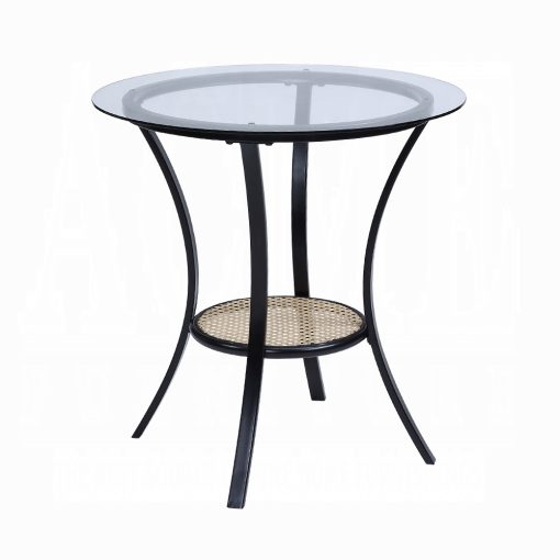 Acme Colson Black 3 Pcs Table & Chairs Set - Image 2