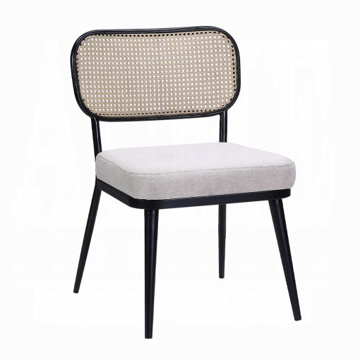 Acme Colson Black 3 Pcs Table & Chairs Set - Image 5