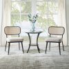 Acme Colson Black 3 Pcs Table & Chairs Set