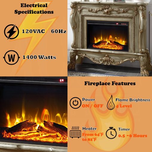 Acme Dresden Fireplace - Image 3