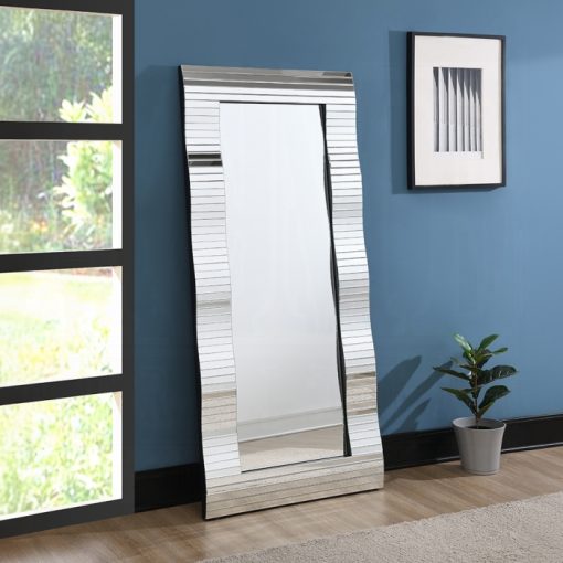 Acme Dominic Mirrored Floor Accent Mirror