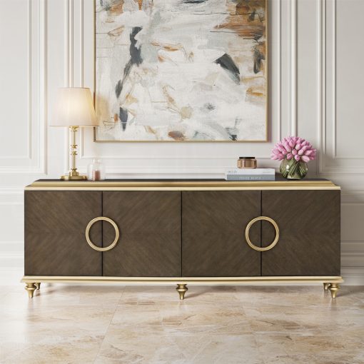 Acme Ashtin Brown Console Cabinet