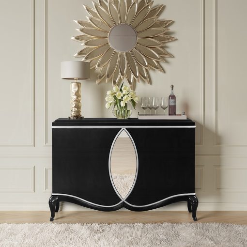 Acme Ashor Black Console Cabinet
