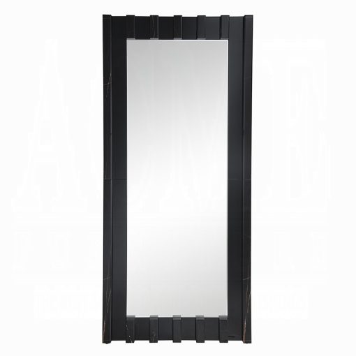 Acme Dara Black Floor Mirror - Image 3