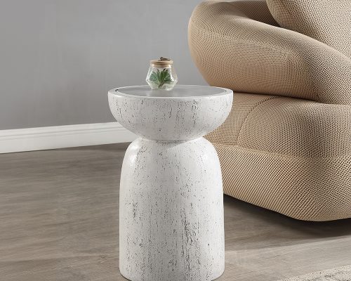 Acme Dylana Natural Gray Accent Table