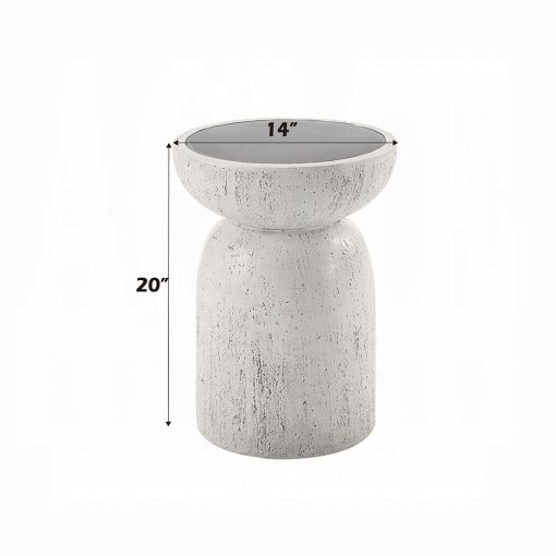 Acme Dylana Natural Gray Accent Table - Image 4