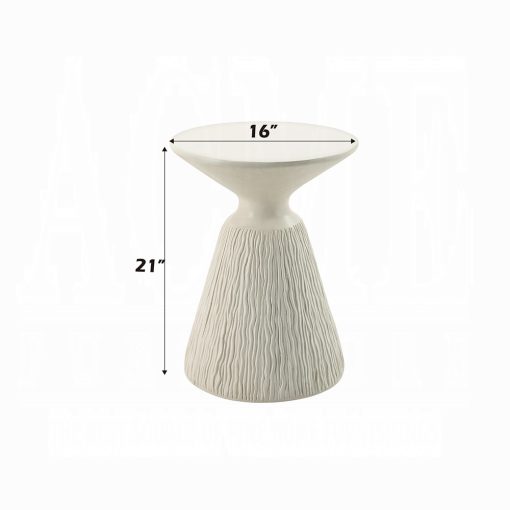 Acme Duane Natural White Accent Table - Image 3