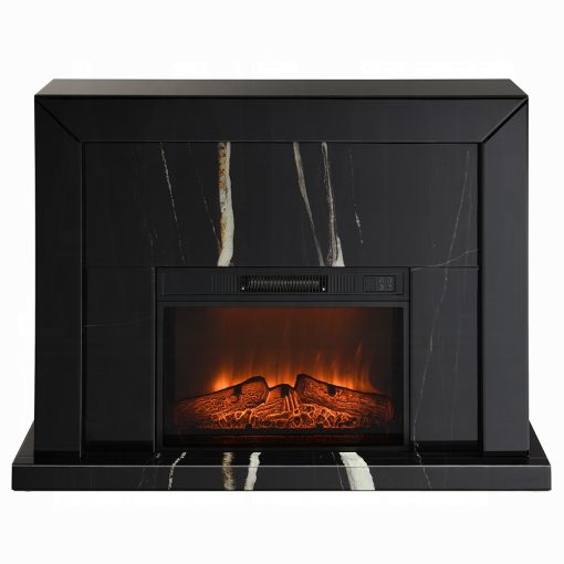 Acme Drisana Black Mirrored Fireplace - Image 3