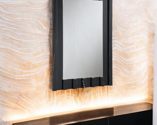 Acme Drisana Black Accent Mirror