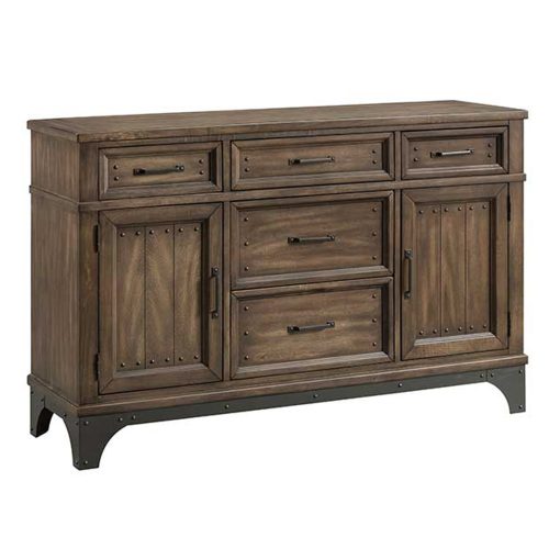 Intercon Whiskey River Gunpowder Grey Sideboard