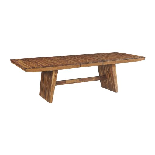 Intercon Vantage Organic Spice Acacia Trestle Dining Table