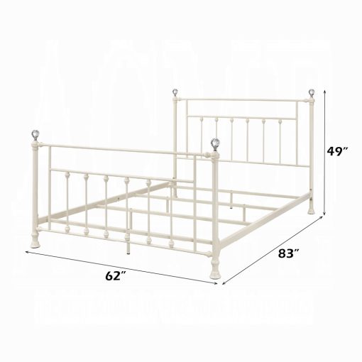 Acme Comet White Bed - Image 11