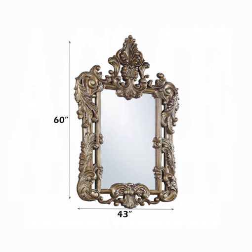 Acme Constantine Brown & Gold Mirror - Image 6