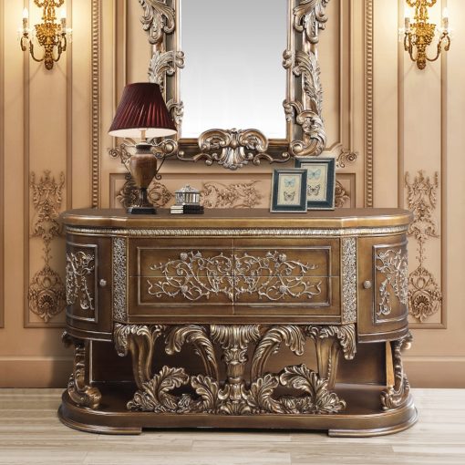 Acme Constantine Brown & Gold Dresser