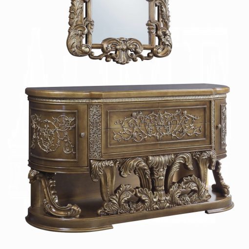Acme Constantine Brown & Gold Dresser - Image 2
