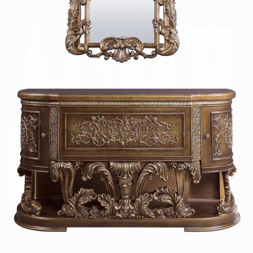 Acme Constantine Brown & Gold Dresser - Image 3