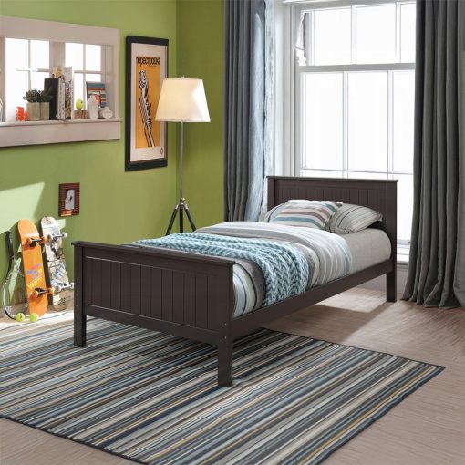 Acme Bungalow Chocolate Twin Bed - Image 7