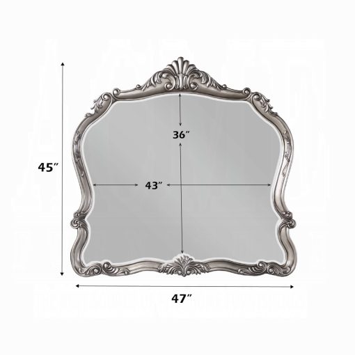 Acme Ariadne Antique Platinum Mirror - Image 7