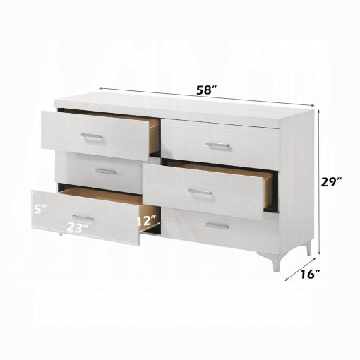 Acme Casilda White Dresser - Image 6