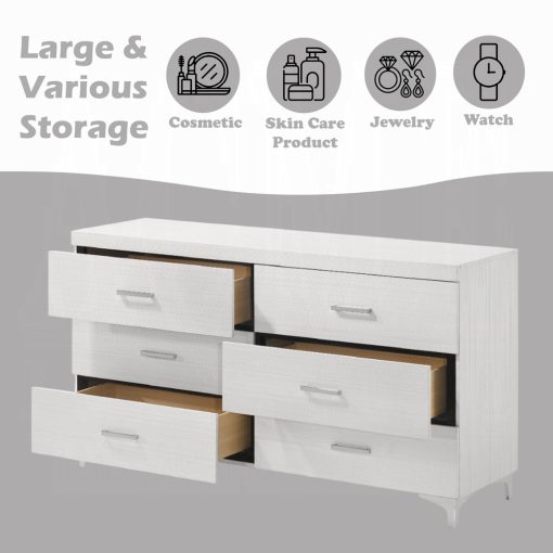 Acme Casilda White Dresser - Image 7