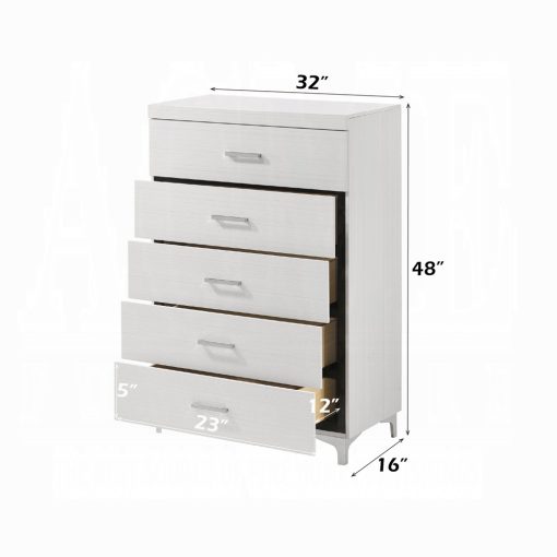 Acme Casilda White Chest - Image 7