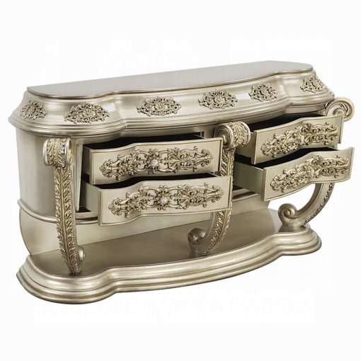 Acme Danae Champagne & Gold Dresser - Image 4