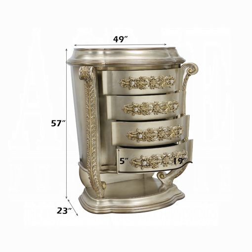 Acme Danae Champagne & Gold Chest - Image 6