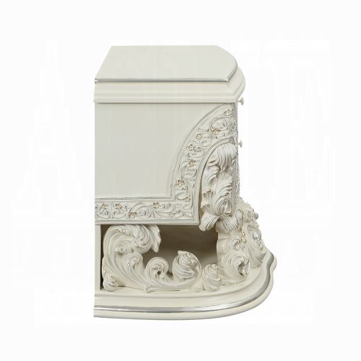 Acme Adara Antique White Nightstand - Image 5