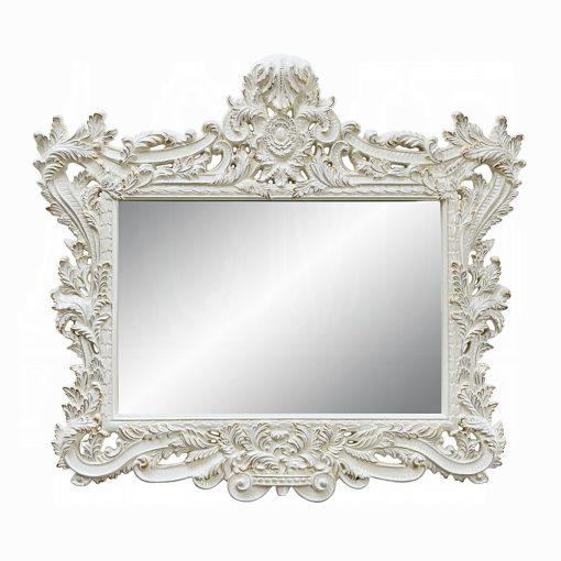 Acme Adara Antique White Mirror - Image 2