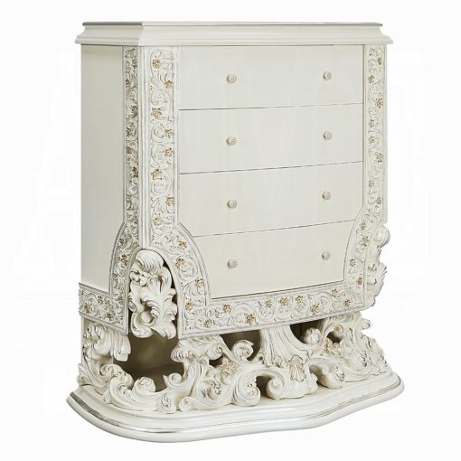 Acme Adara Antique White Chest - Image 2