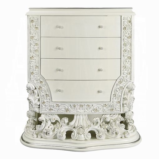 Acme Adara Antique White Chest - Image 3