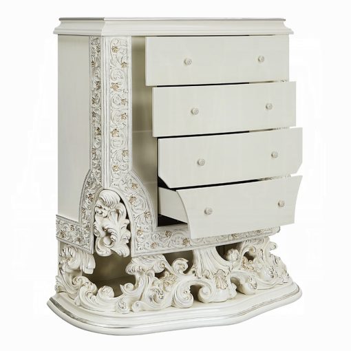 Acme Adara Antique White Chest - Image 4