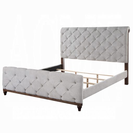 Acme Andria Reclaimed Oak Queen Bed - Image 2
