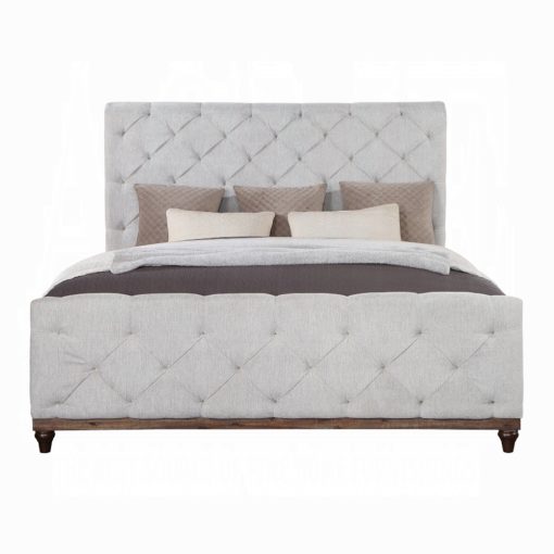 Acme Andria Reclaimed Oak Queen Bed - Image 3