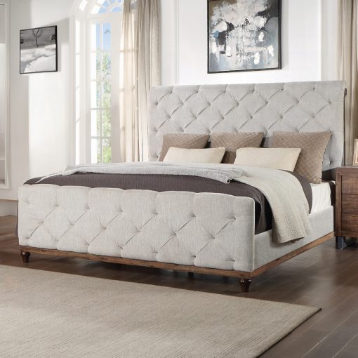 Acme Andria Reclaimed Oak Queen Bed