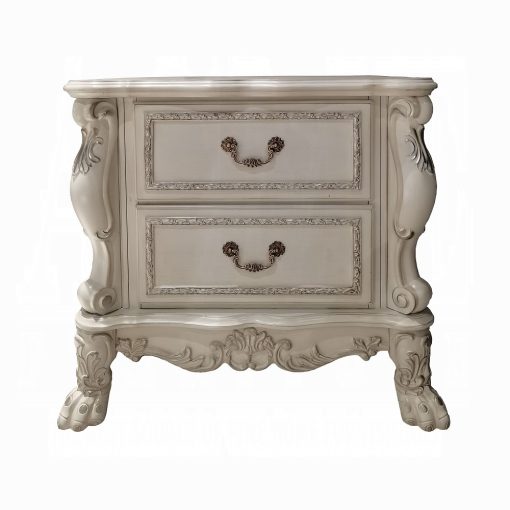 Acme Dresden Bone White Nightstand - Image 3