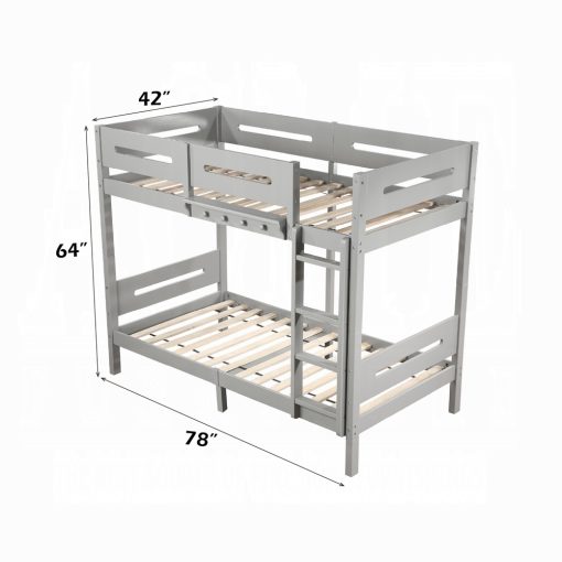 Acme Edah Gray Bunk Bed (T/T) - Image 5