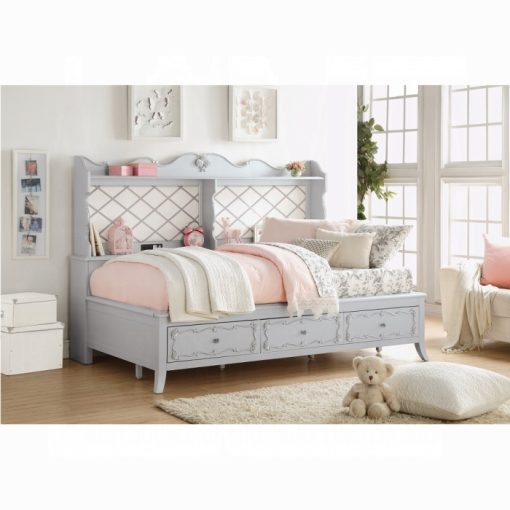 Acme Edalene Gray Daybed with USB Port & Storage (Twin Size)