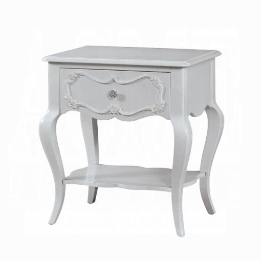 Acme Edalene Gray Nightstand with 1 Drawer