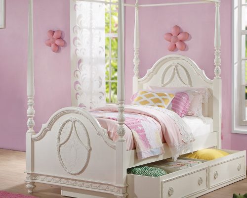 Acme Dorothy Ivory Bed