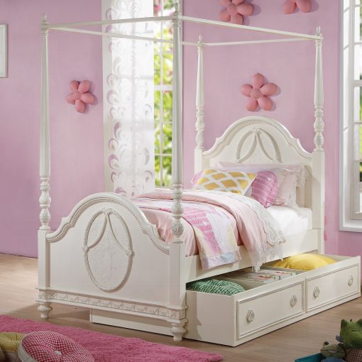 Acme Dorothy Ivory Bed
