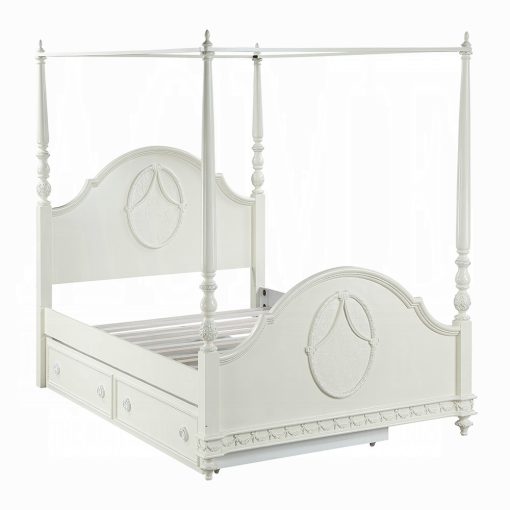 Acme Dorothy Ivory Bed - Image 3