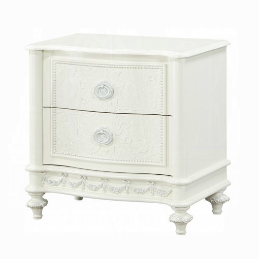 Acme Dorothy Ivory Nightstand with 2 Drawers - Image 2
