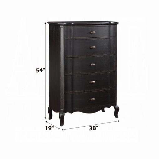 Acme Chelmsford Antique Black Chest - Image 8